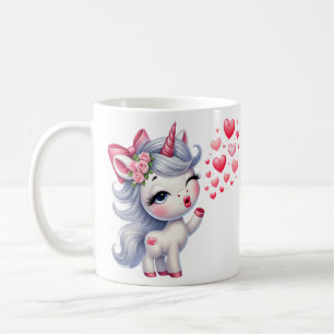 Mooie Kawaii Eenhoorn Kunst Koffiemok