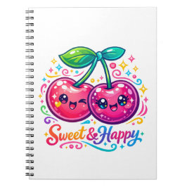 Mooie Kawaii Kersen Tuinschriftboek Notitieboek