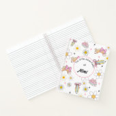 Mooie Kawaii Persoonlijke Kindernaam Notitieboek (Binnen)