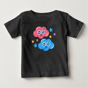 Mooie Kawaii Sterrenwolken – Pastel Kleur Cartoon