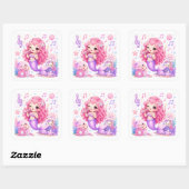 Mooie Kawaii Zeemeermin Stickers  (Vel)