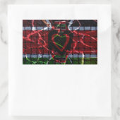 Mooie Kenia Hedendaagse Nationale Edgy Vlag Rechthoekige Sticker (Tas)