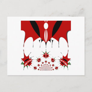 Mooie Keniaanse vlag. Briefkaart