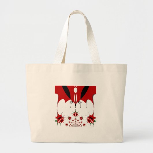 Mooie Keniaanse vlag. Grote Tote Bag (Voorkant)