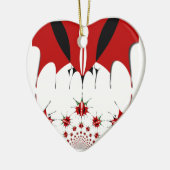Mooie Keniaanse vlag. Keramisch Ornament (Links)