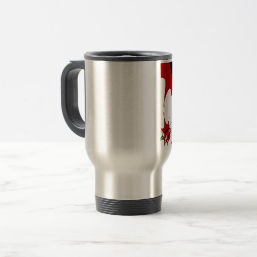 Mooie Keniaanse vlag. Reisbeker (Voorkant links)