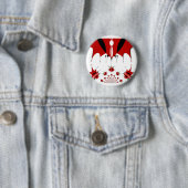 Mooie Keniaanse vlag. Ronde Button 5,7 Cm (In situ)