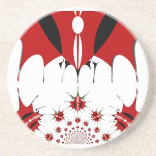 Mooie Keniaanse vlag. Zandsteen Onderzetter