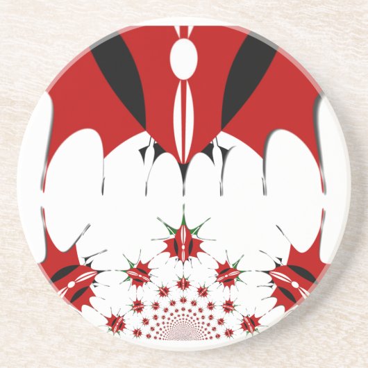 Mooie Keniaanse vlag. Zandsteen Onderzetter (Voorkant)