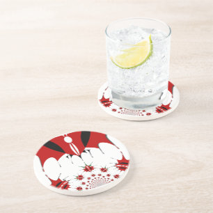 Mooie Keniaanse vlag. Zandsteen Onderzetter