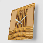 Mooie Keniaanse wilde diergiraf Vierkante Klok (Hoek)