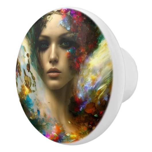 Mooie keramische meeuw keramische knop (Rechts)