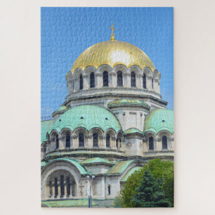 Mooie kerk in Sofia Bulgarije Legpuzzel