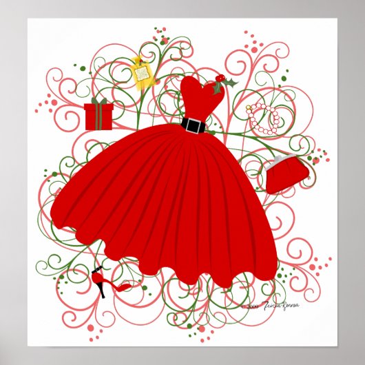 Mooie kerkdress poster (Voorkant)