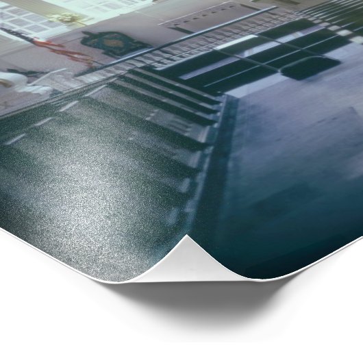 Mooie kerkkamer binnenshuis met zonnebrandcrème me foto afdruk (Hoek)