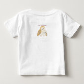 Mooie Kerkuil Baby T-Shirt (Achterkant)
