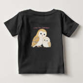 Mooie Kerkuil Kinder T-Shirt (Achterkant)