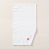 Mooie Kersen Vruchten op Witte Bad Handdoek Set (Handdoek)