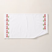 Mooie Kersen Vruchten op Witte Bad Handdoek Set (Handdoek)