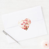 Mooie Kersenbloesems - Central Park Hart Sticker (Envelop)