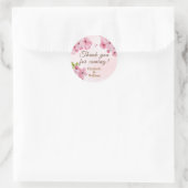 Mooie kersenbloesems dank u ronde sticker (Tas)