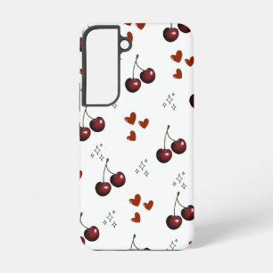 "Mooie Kersenpatroon Samsung Galaxy S22 Hoesje" Hoesje