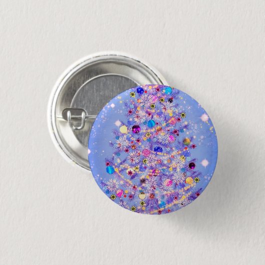 Mooie kerst Button (Voorkant /achterkant)