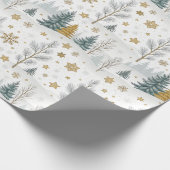 Mooie kerst cadeaupapier (Hoek)