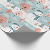 Mooie kerst cadeaupapier (Hoek)