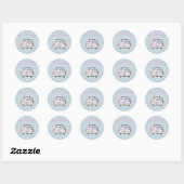 Mooie Kerst Chinesiserie Sticker (Vel)