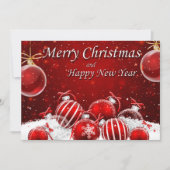 Mooie kerst feestdagenkaart (Voorkant)