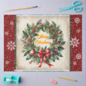 Mooie kerst feestelijke oude Collectie Tissuepapier (Craft)