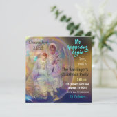 Mooie kerst Geweldige Elegant Kaart (Staand voorkant)