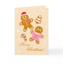 Mooie Kerst Gingerbread Op Maat Gemaakte Kerstkaar
