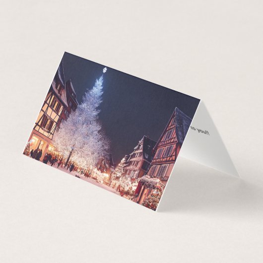 Mooie kerst in Colmar Kaart (Voorkant)