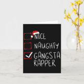 Mooie kerst in de kerstlijst van Naughty Gangsta R Kaart (Gele Bloem)