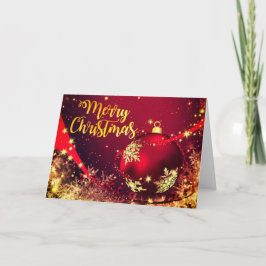 Mooie kerst Kaart met warme wensen