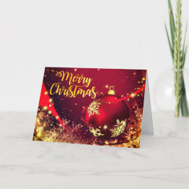 Mooie kerst Kaart met warme wensen