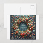 Mooie kerst Kaarten (Voorkant / Achterkant)