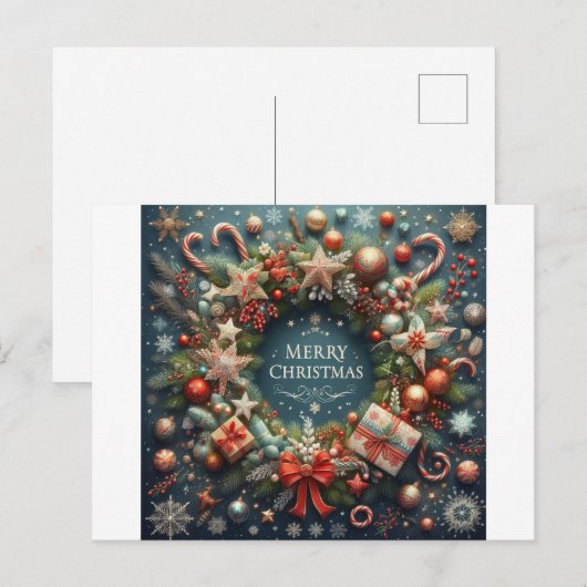 Mooie kerst Kaarten (Voorkant / Achterkant)