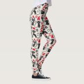 Mooie Kerst Kittens Print Leggings (Rechts)