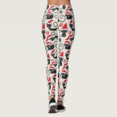 Mooie Kerst Kittens Print Leggings (Achterkant)