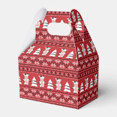 Mooie Kerst Koe Favor Doos Bedankdoosjes (Achterkant)
