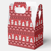 Mooie Kerst Koe Favor Doos Bedankdoosjes (Geopend)