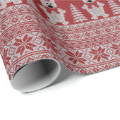 Mooie Kerst Koe Inpakpapier (Rol Hoek)