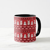 Mooie Kerst Koe Mok (Voorkant rechts)