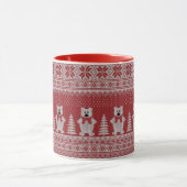 Mooie Kerst Koe Mok (Midden)