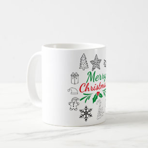 Mooie Kerst Krabbels Koffiemok