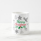 Mooie Kerst Krabbels Koffiemok (Center)
