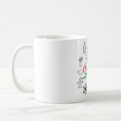 Mooie Kerst Krabbels Koffiemok (Links)